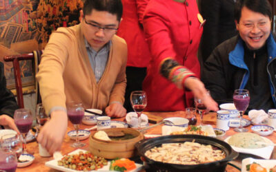 Una cena de negocios en China